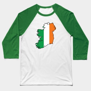 Ireland with flag Baseball T-Shirt